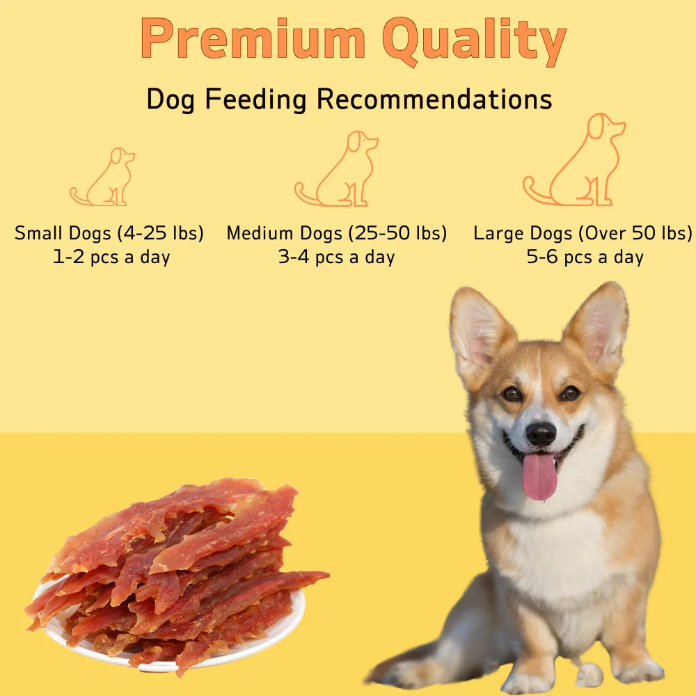 2-Pack(2 x 200g/7.05oz)Chicken Jerky Treats