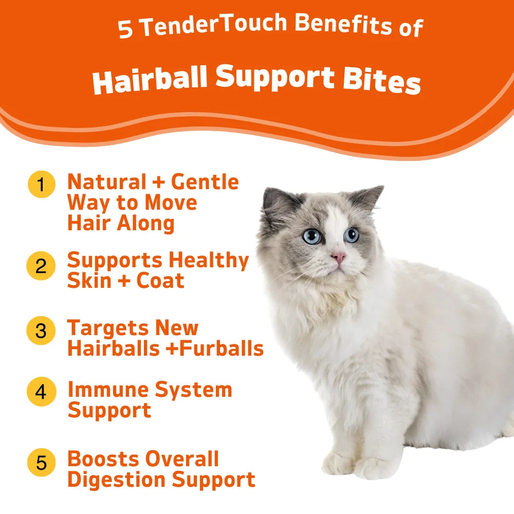 360g/12.7oz - Tender Touch Cat Hairball Treats