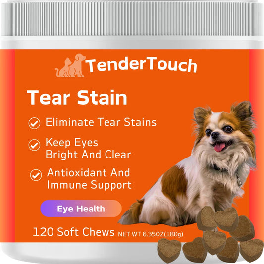 Tender Touch Tear Stain Support Soft Chews for Dogs