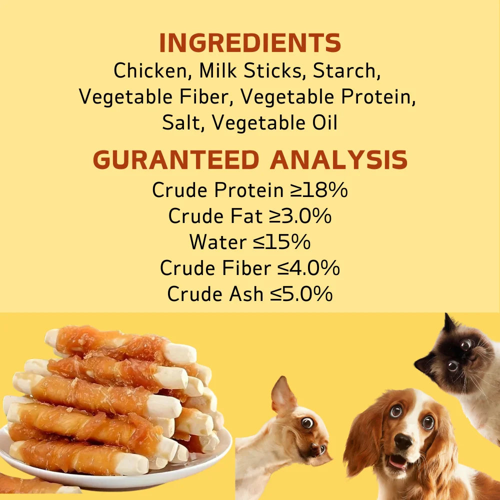 200g/400g(7.05oz/14.1oz) Chicken Milk, Dog Treats