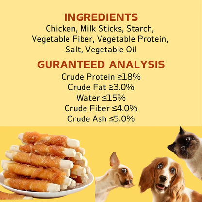 200g/400g(7.05oz/14.1oz) Chicken Milk, Dog Treats