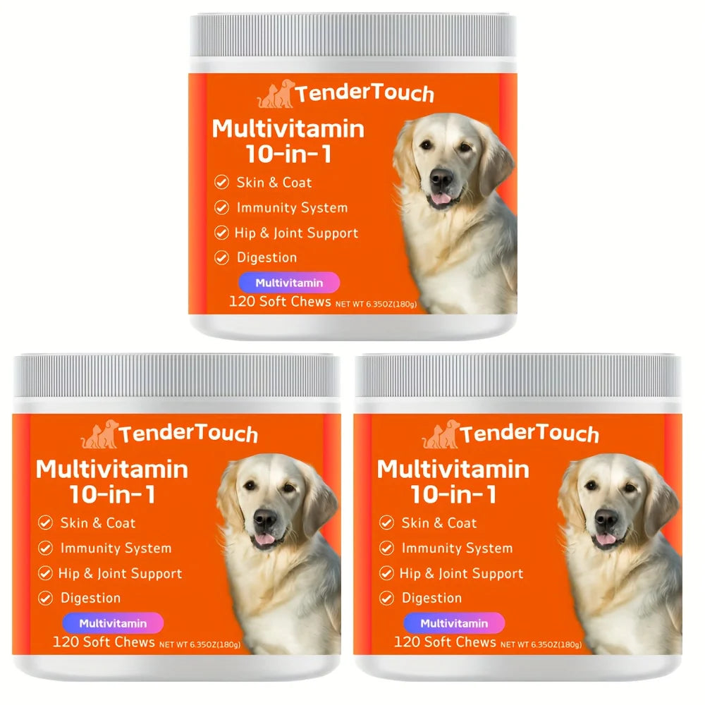 (3 x 180g/6.35oz) 540g/19.1oz - Multivitamin Dog Supplement