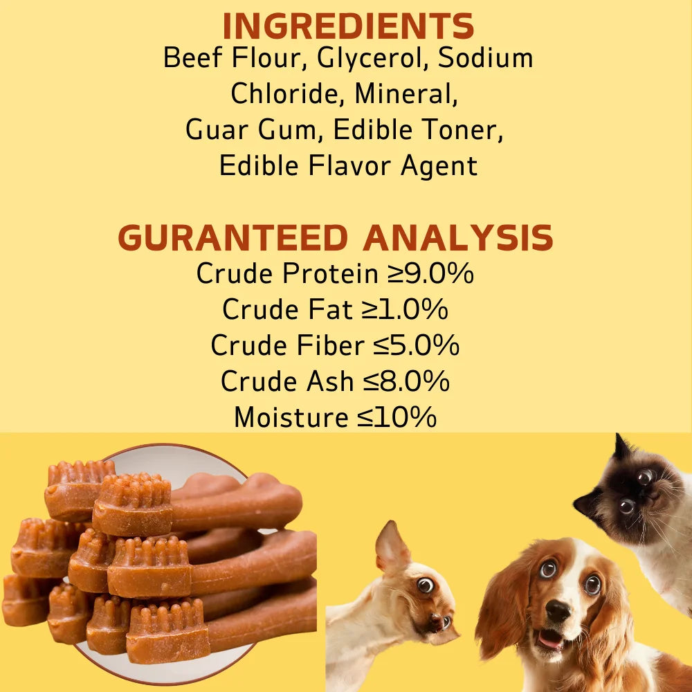 7.05oz/14.11oz(200g/400g) Natural Treats Beef Flavor For Dog