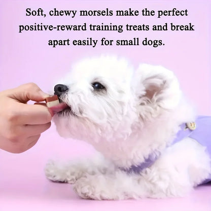 100g/3.53oz Beef And Meat Cubes Dog Treats