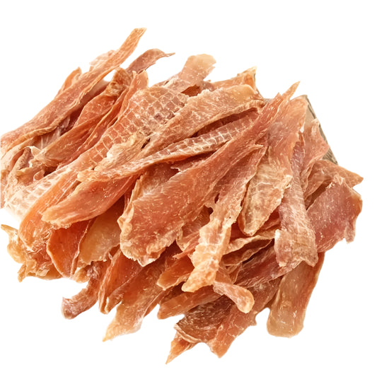 150g/5.29oz  Chicken Jerky and Duck Jerky Dog Treats